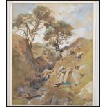 Alfred William Parsons (1847-1920) - An early 20th Century water colour on paper depicting a rocky