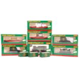 COLLECTION OF EDDIE STOBART HORNBY 00 GAUGE MODEL RAILWAY ITEMS