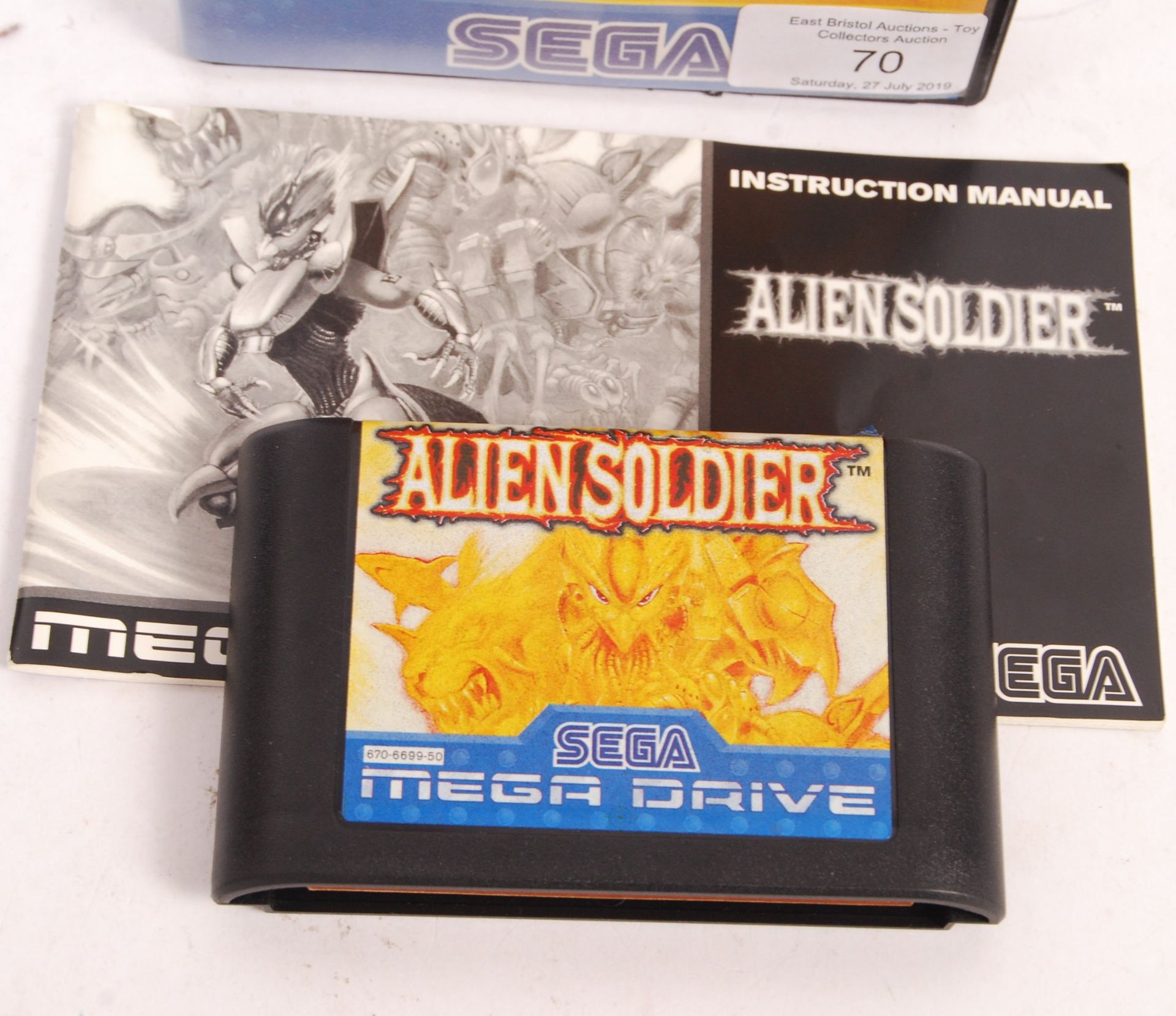 RARE ORIGINAL VINTAGE SEGA MEGA DRIVE VIDEO GAME 'ALIEN SOLDIER' - Bild 5 aus 6