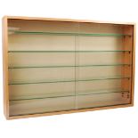 WALL MOUNTED WOODEN MODEL DISPLAY CABINET