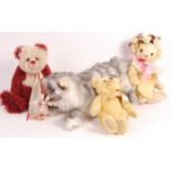 COLLECTION OF ' ARTIST ' TYPE TEDDY BEARS - INCLUDING STEIFF