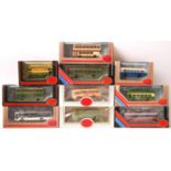 COLLECTION OF TEN BOXED EFE 1/76 SCALE BUSSES