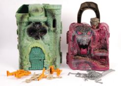 VINTAGE 1980'S MASTERS OF THE UNIVERSE MOTU CASTLE PLAYSETS