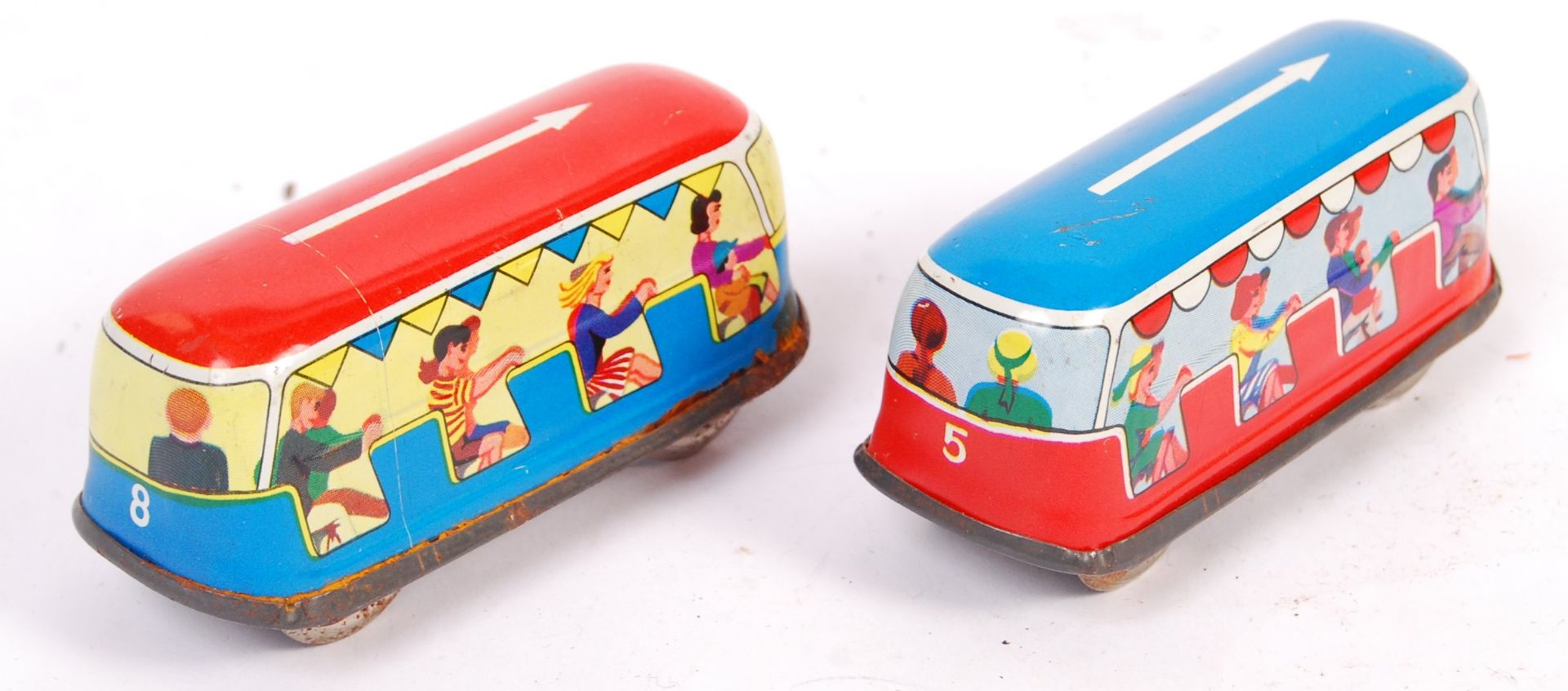 VINTAGE 1960S TECHNOFIX TINPLATE CONEY ISLAND SET - Bild 6 aus 7