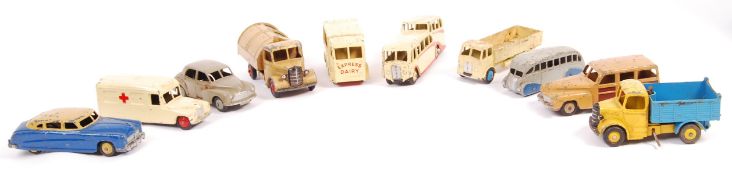 COLLECTION OF EARLY VINTAGE DINKY TOYS DIECAST MODELS