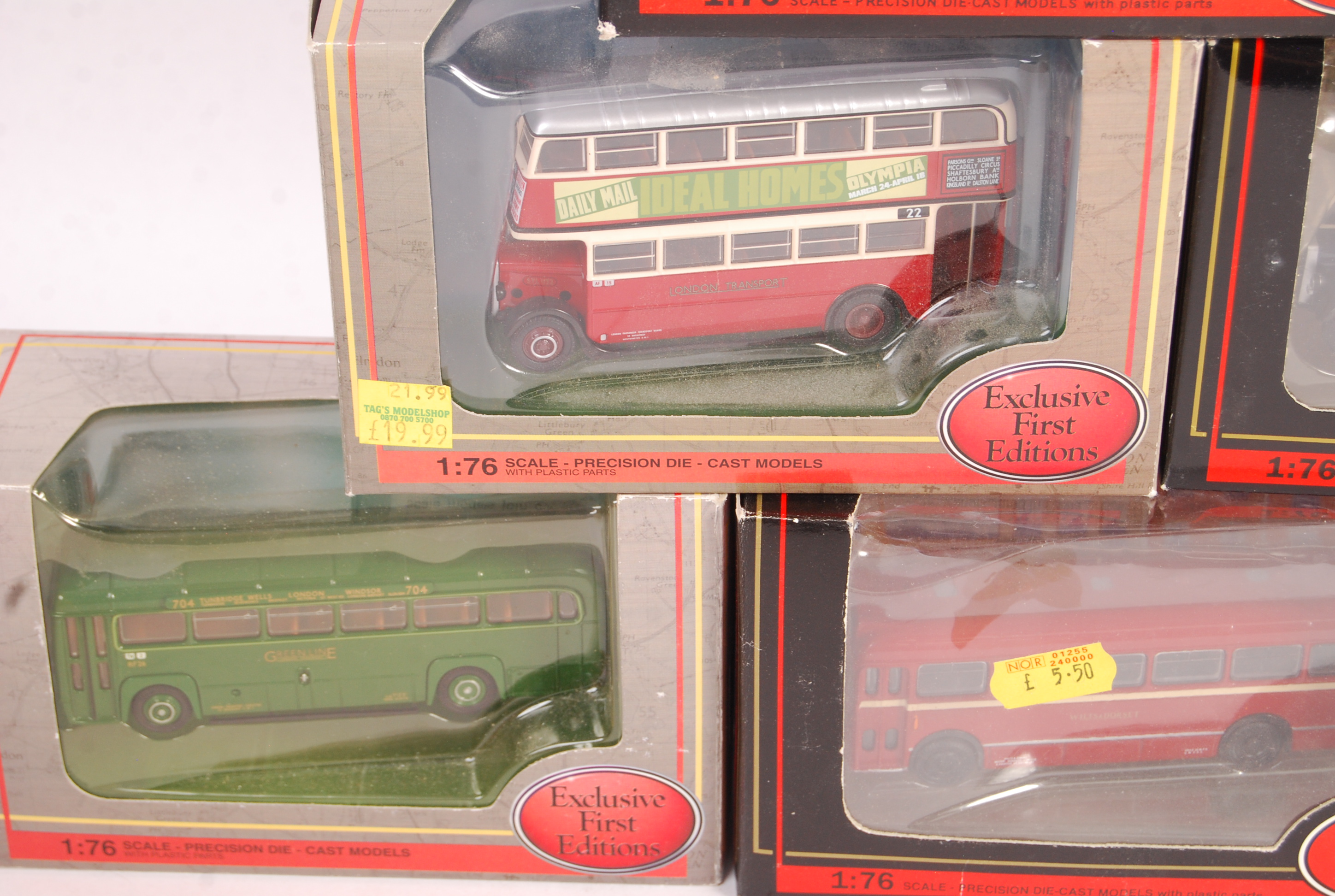 COLLECTION OF TEN BOXED EFE 1/76 SCALE DIECAST BUS - Image 2 of 5