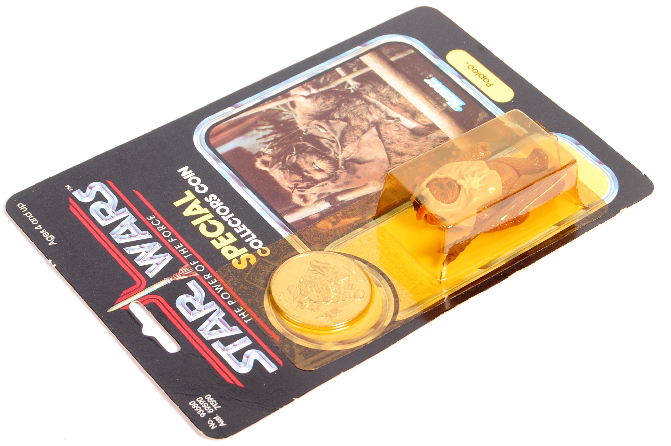 VINTAGE KENNER STAR WARS LAST 17 CARDED MOC ACTION - Image 4 of 5