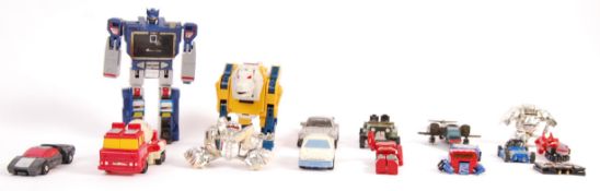 COLLECTION OF VINTAGE TRANSFORMERS AND GO BOTS