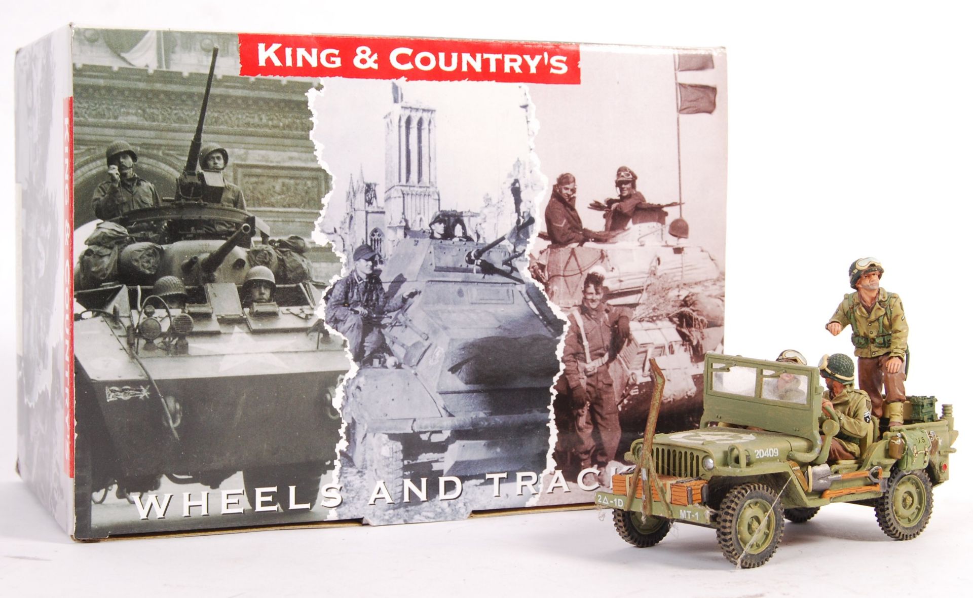 KING & COUNTRY BOXED 1:30 SCALE MODEL D.DAY'44 VEHICLE