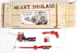 CORGI HEAVY HAULAGE BOXED DIECAST MODEL SET