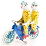 VINTAGE STYLE DBS CLOCKWORK CLOWNS ON BICYCLE