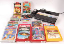 ASSORTED VINTAGE BOXED ATARI VIDEO COMPUTER CONSOLE GAMES