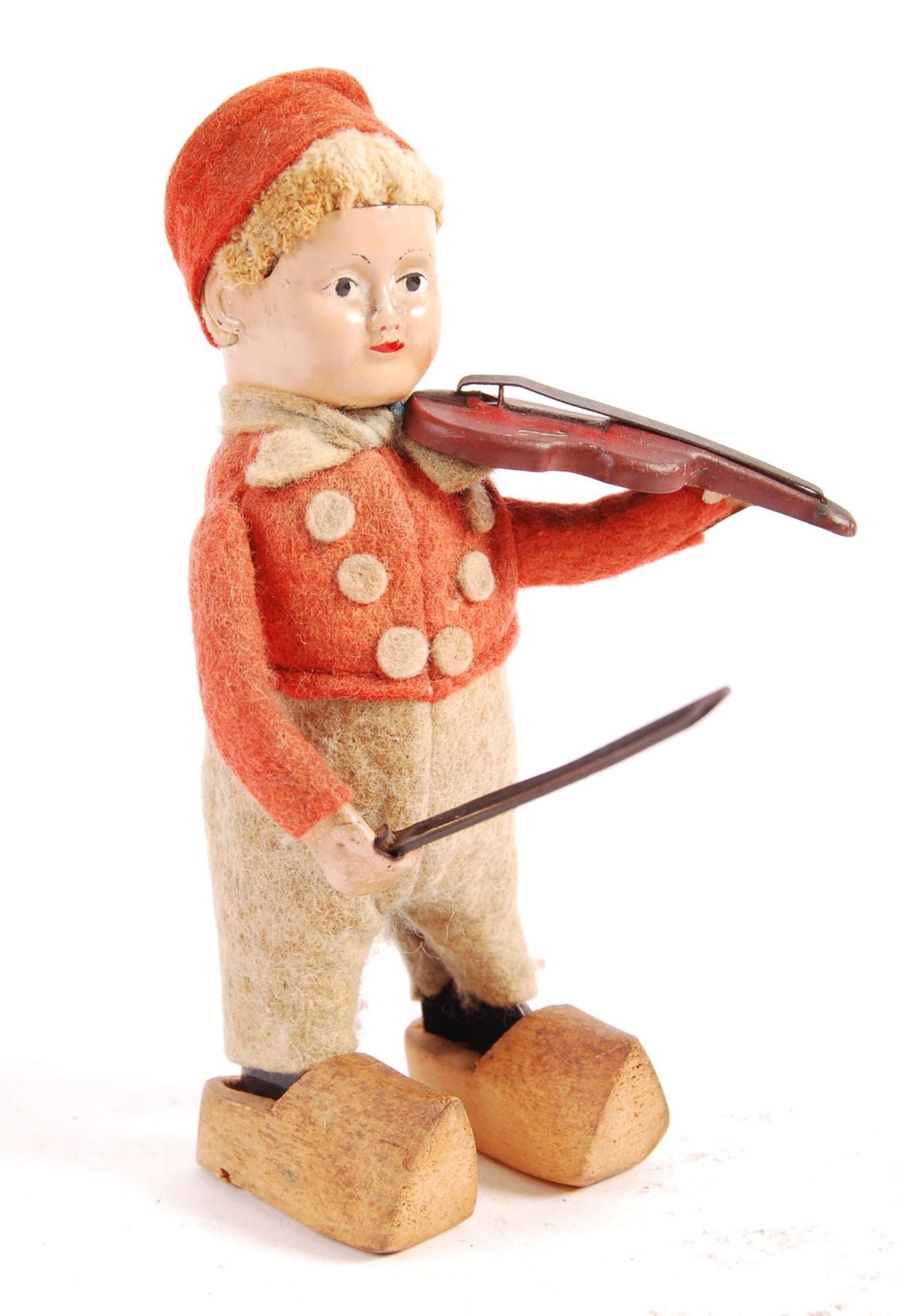 1930'S SCHUCO CLOCKWORK DUTCH MAN VIOLIN PLAYER