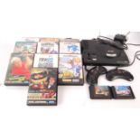 SEGA MEGA DRIVE 16-BIT VIDEO GAMES COMPUTER CONSOLE WITH GAMES