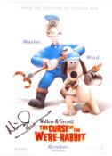 WALLACE & GROMIT - NICK PARK - AUTOGRAPHED 8x10" PHOTO