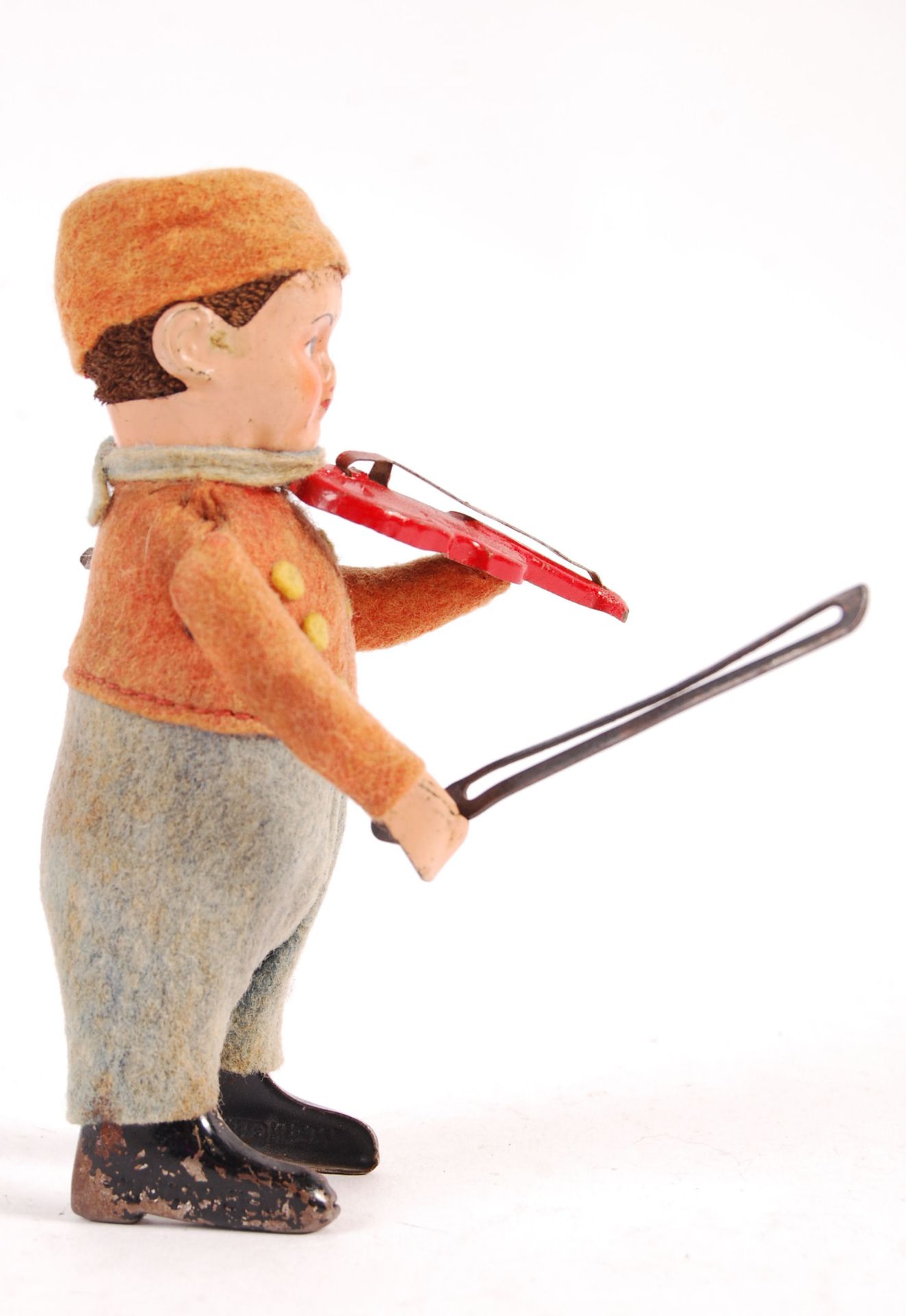 1930'S SCHUCO CLOCKWORK DUTCH MAN VIOLIN PLAYER - Bild 2 aus 6