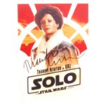 SOLO - A STAR WARS STORY - THANDIE NEWTON AUTOGRAPHED 8X10"