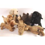 ASSORTED VINTAGE STUFFED TOYS MOHAIR TEDDY BEARS