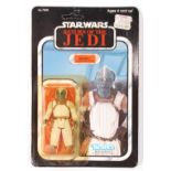 VINTAGE KENNER STAR WARS CARDED ACTION FIGURE KLAATU