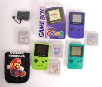 VINTAGE NINTENDO GAME BOY COLOUR CONSOLES & GAMES