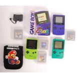 VINTAGE NINTENDO GAME BOY COLOUR CONSOLES & GAMES