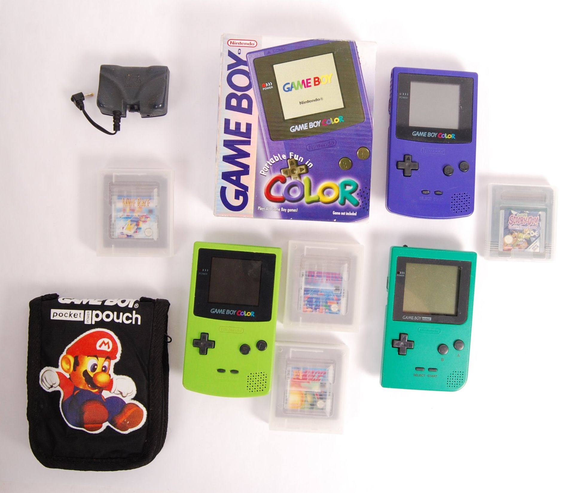 VINTAGE NINTENDO GAME BOY COLOUR CONSOLES & GAMES