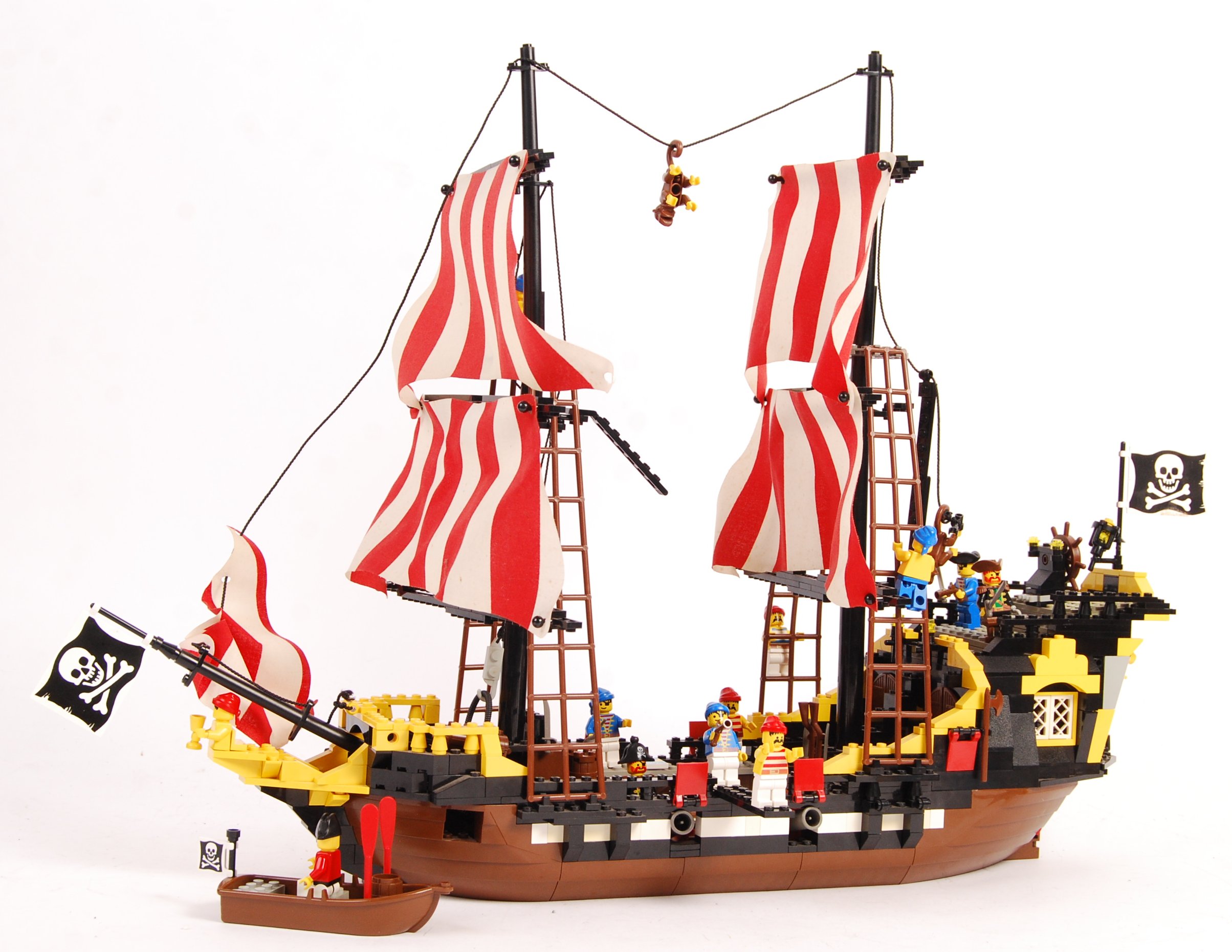 RARE LEGO LEGOLAND PIRATES ' BLACK SEAS BARRACUDA ' SHIP