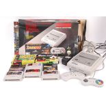 SNES SUPER NINTENDO VIDEO GAMES COMPUTER CONSOLE WITH GAMES