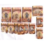 COLLECTION OF X12 VIVID ' THE HOBBIT ' CARDED ACTION FIGURES