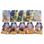 COLLECTION OF ASSORTED CARDED STAR WARS ACTION FIG