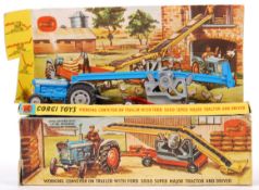 1960'S CORGI TOYS GIFT SET NO 47 FORD 5000 TRACTOR SET.