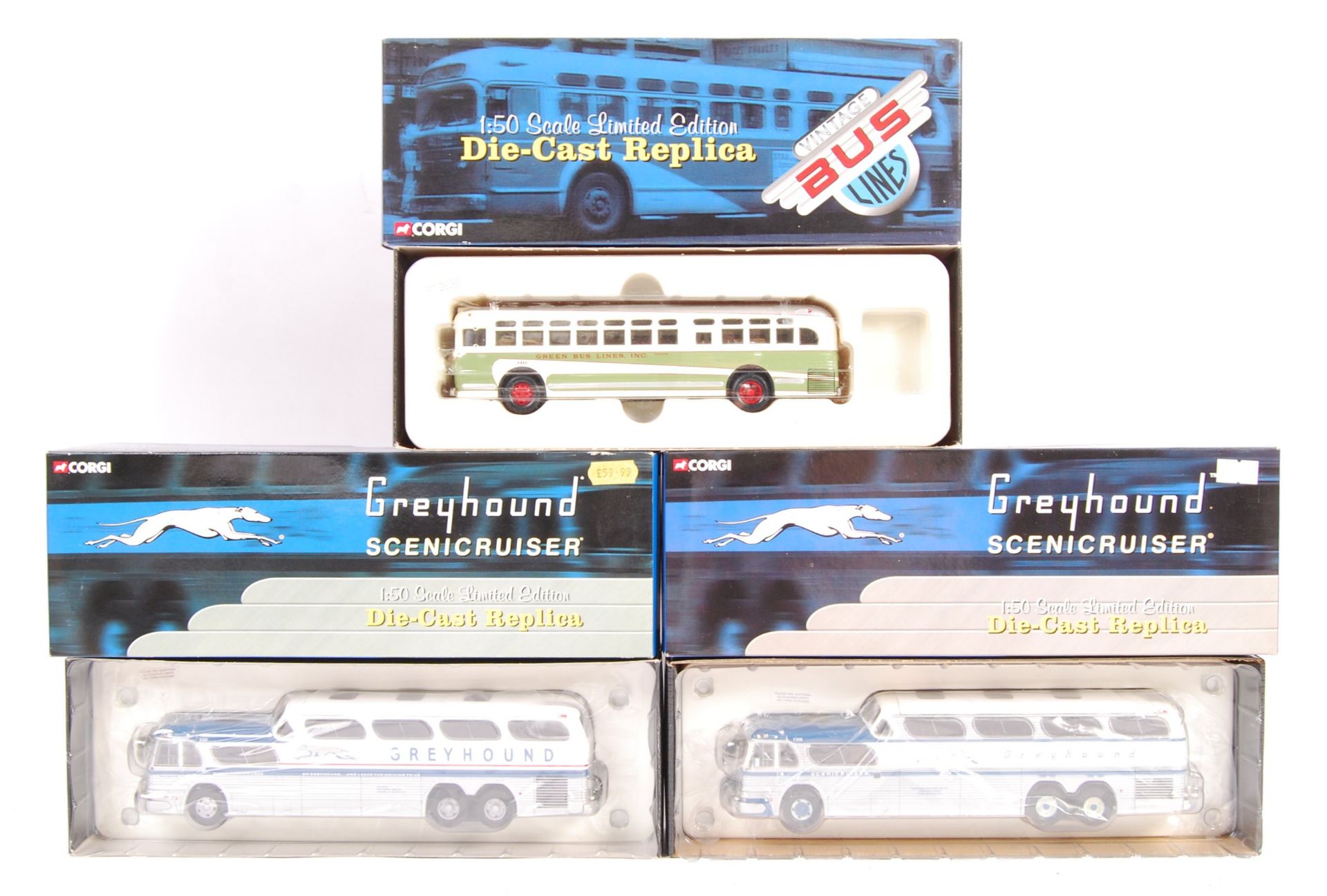 CORGI VINTAGE BUS LINES LIMITED EDITION 1/50 SCALE DIECAST BUSES - Bild 2 aus 5