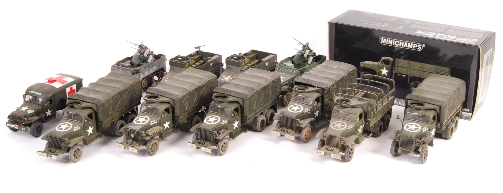 ASSORTED UNIMAX MADE FORCES OF VALOUR 1:32 SCALE MILITARY VEHICLES