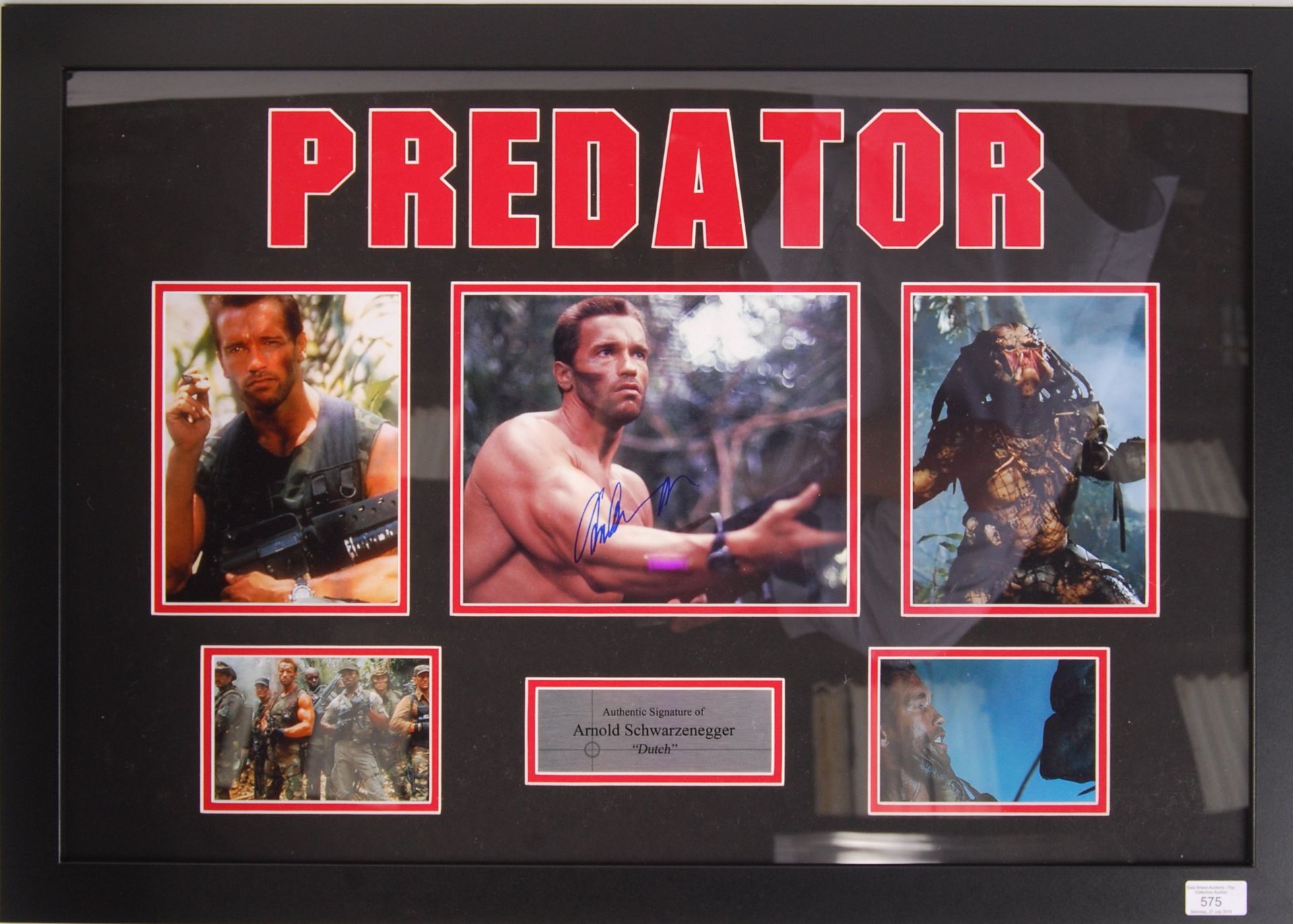 PREDATOR - ARNOLD SCHWARZENEGGER - AUTOGRAPHED 8X10" PHOTO