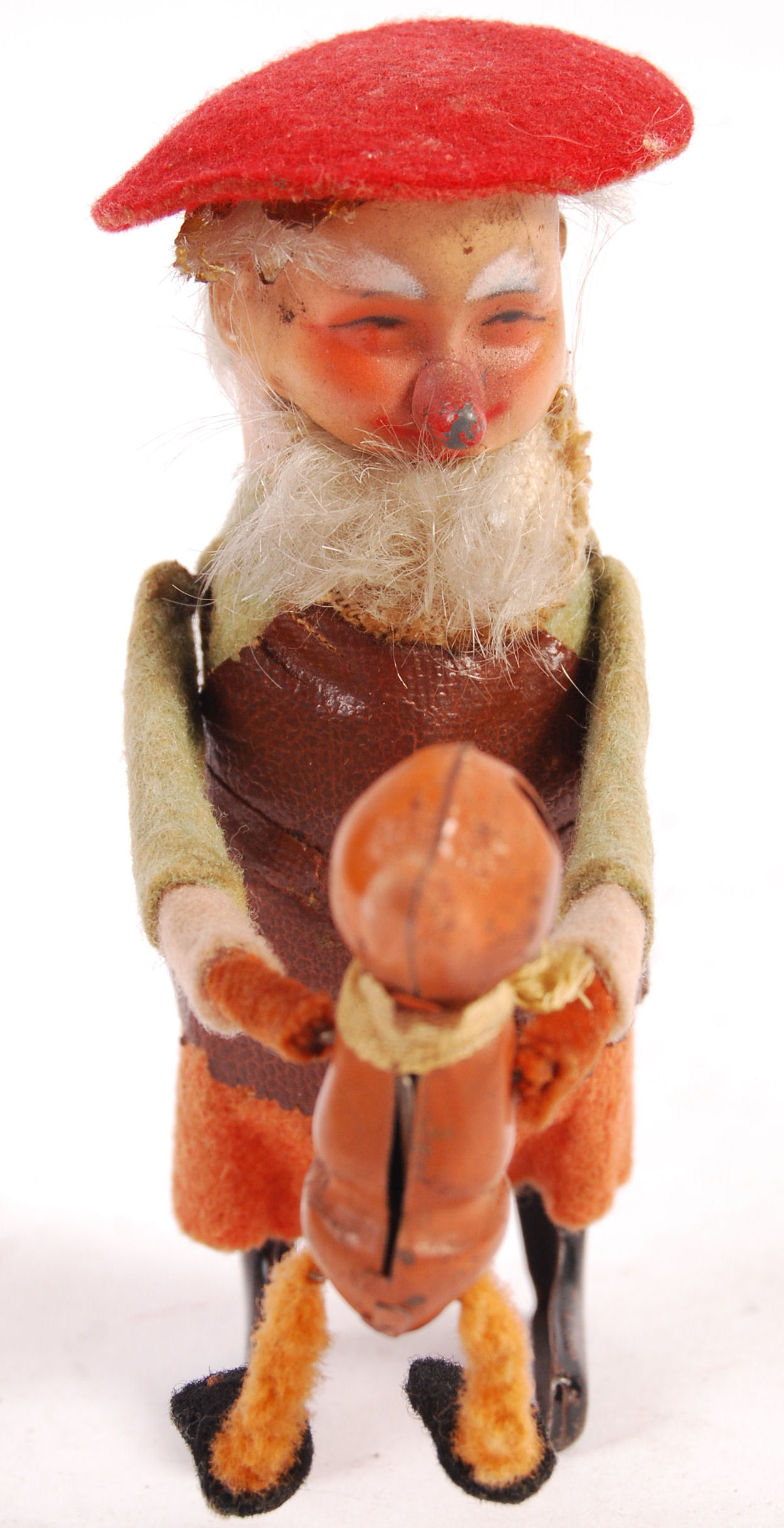 1930'S GERMAN SCHUCO WIND UP DANCING DWARF WITH CHILD TOY - Image 3 of 5