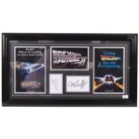 BACK TO THE FUTURE - MICHAEL J. FOX & CHRISTOPHER LLOYD AUTOGRAPHS