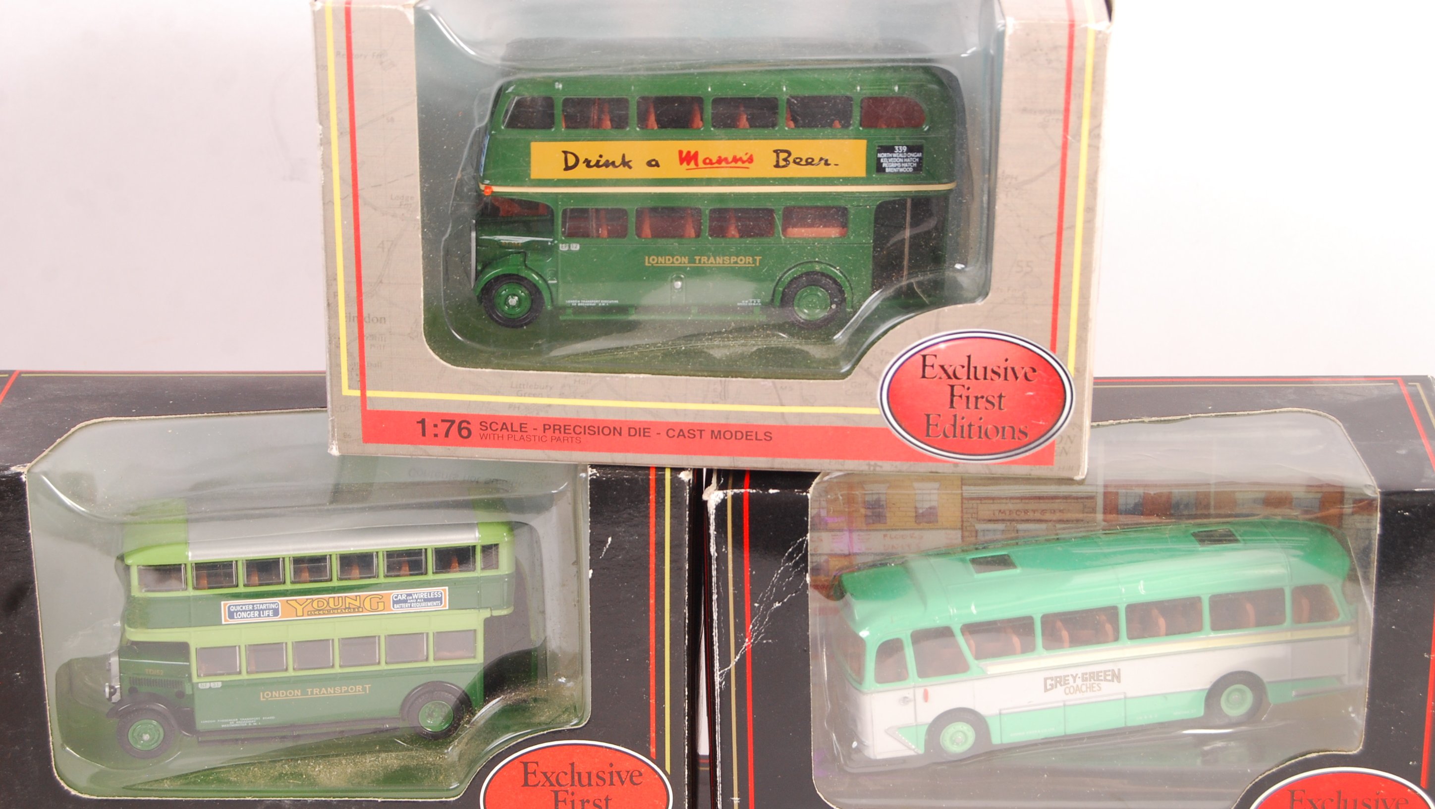 COLLECTION OF TEN BOXED EFE 1/76 SCALE DIECAST BUS - Image 4 of 5