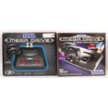 SEGA MEGA DRIVE VIDEO GAMES COMPUTER CONSOLES WITH GAMES