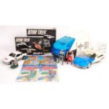 ASSORTED VINTAGE 1980'S TOYS, MODEL KITS AND FIGURES