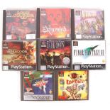 ASSORTED VINTAGE PS1 PLAYSTATION VIDEO CONSOLE GAMES