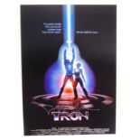 TRON - JEFF BRIDGES - AUTOGRAPHED 16X12" PHOTOGRAPH