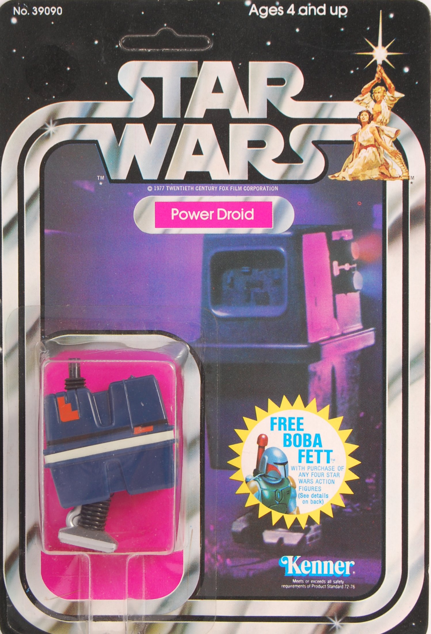 RARE VINTAGE KENNER EX-SHOP STOCK STAR WARS CARDED FIGURE