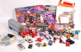 COLLECTION OF VINTAGE HASBRO 1980'S TRANSFORMERS TOYS