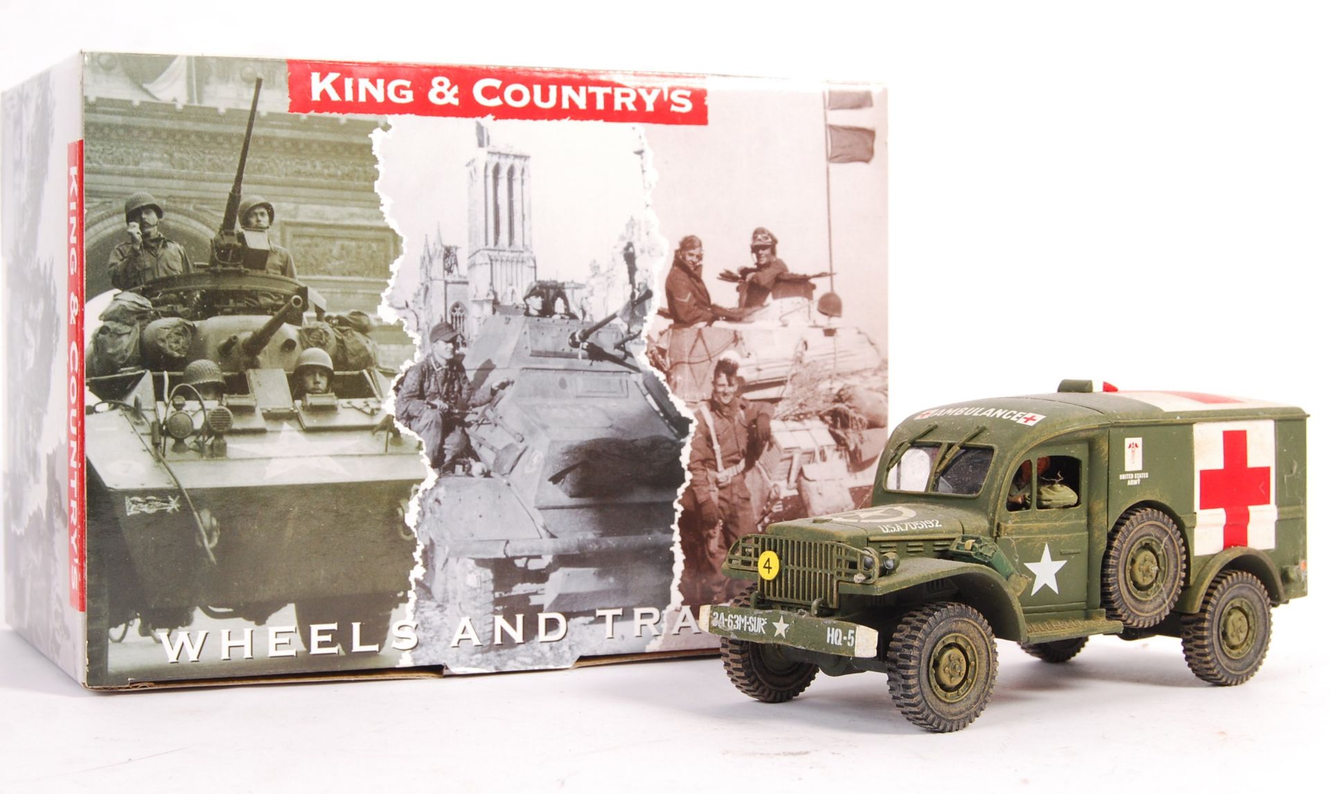 KING & COUNTRY BOXED 1:30 SCALE MODEL BATTLE OF THE BULGE VEHICLE