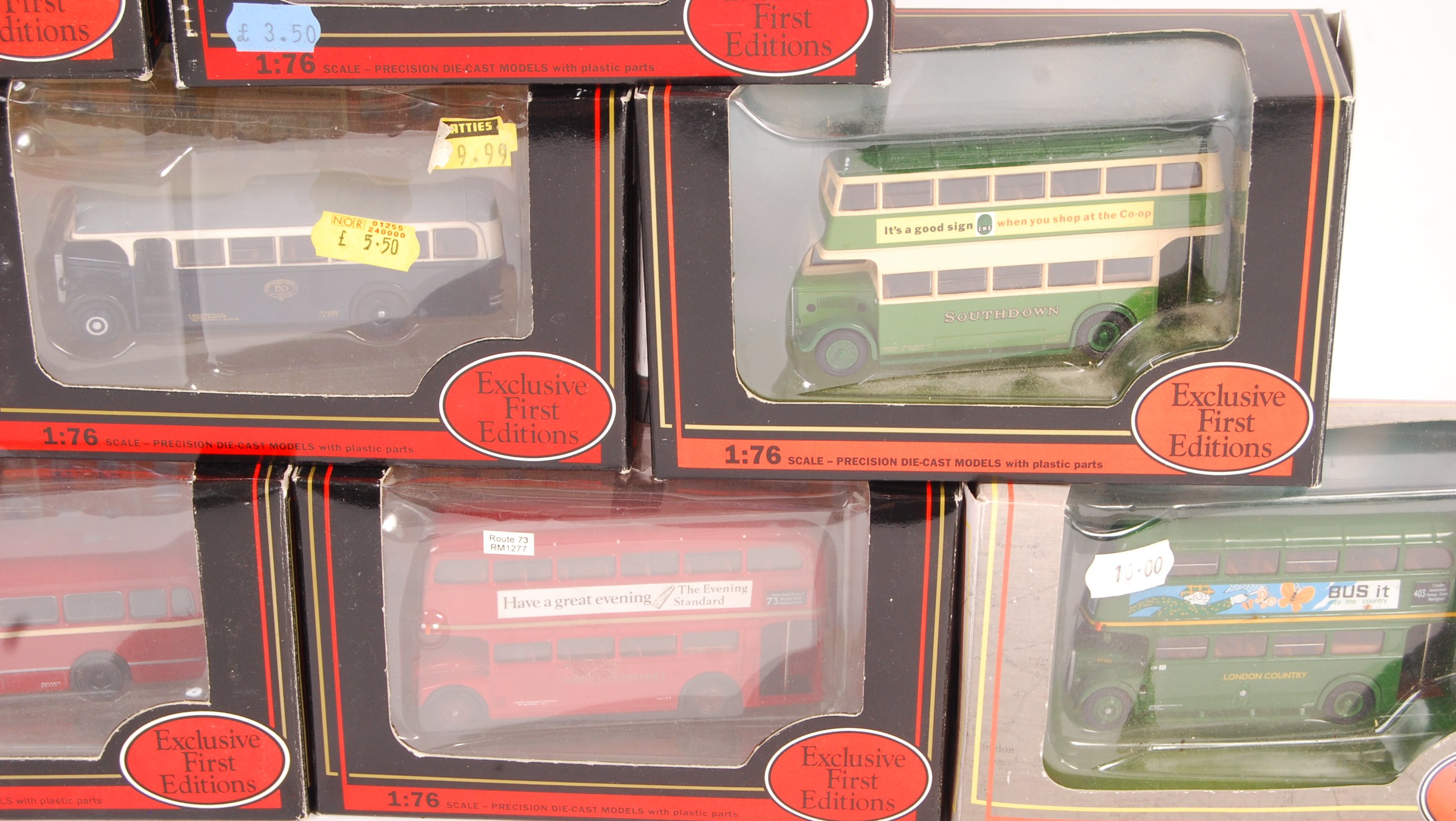 COLLECTION OF TEN BOXED EFE 1/76 SCALE DIECAST BUS - Image 3 of 5