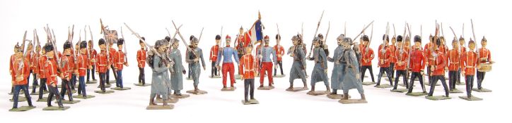 GOOD COLLECTION OF ANTIQUE FRENCH MIGNOT LEAD SOLDIERS