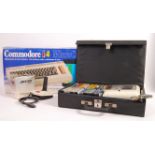 BOXED VINTAGE COMMODORE 64 WITH GAMES AND ACCESSORIES
