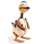 RARE 1930'S SCHUCO CLOCKWORK DONALD DUCK