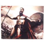 ' 300 ' - GERARD BUTLER - AUTOGRAPHED 11X14" PHOTOGRAPH