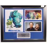 RARE MONSTERS INC PIXAR AUTOGRAPHED 8X10" PHOTO